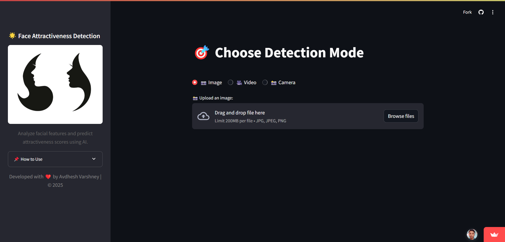 Face Attraction Detection App